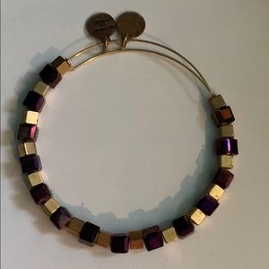 Alex and ani purple bangle